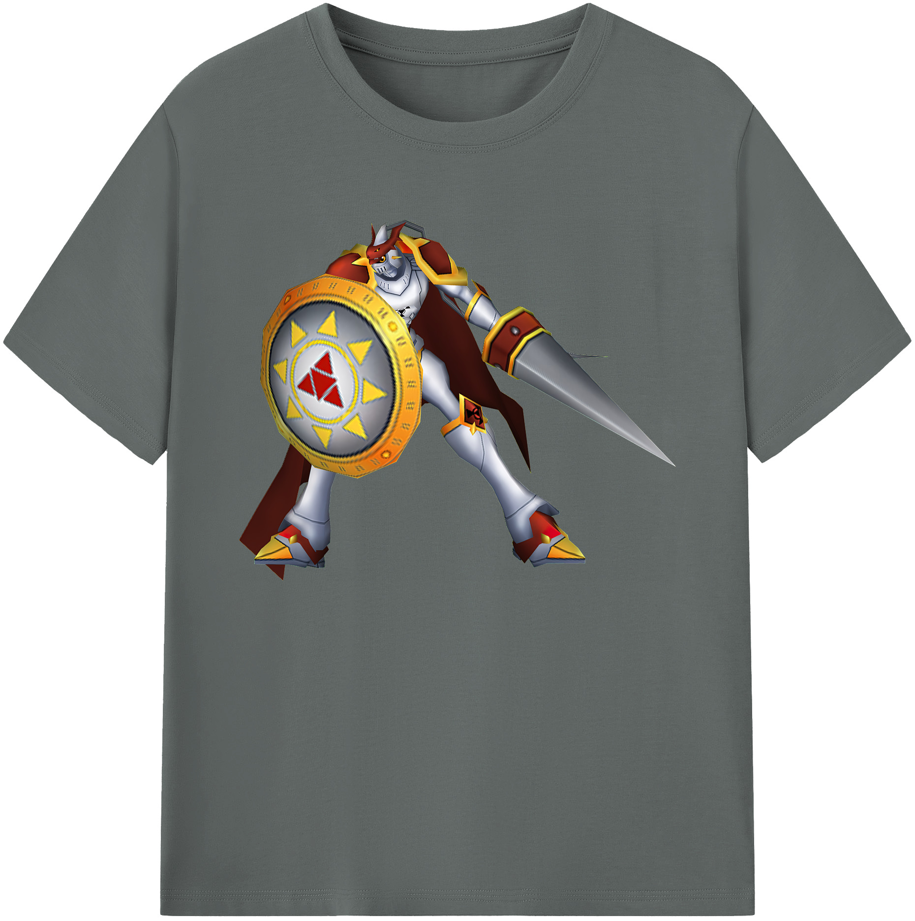 （画像用） Digimon デジタルモンスター/デジモン 綿100％ メンズ半袖Tシャツ｜肌触りやわらか＆通気性
